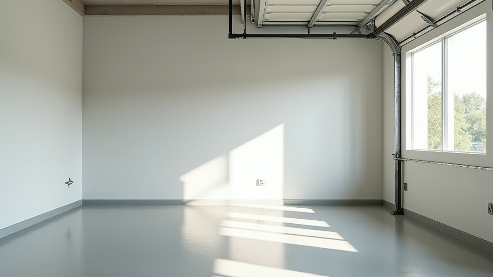 Clean, empty garage after in Denver